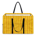 Corn Print Utility Tote Bag