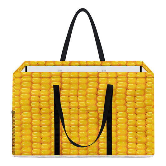 Corn Print Utility Tote Bag
