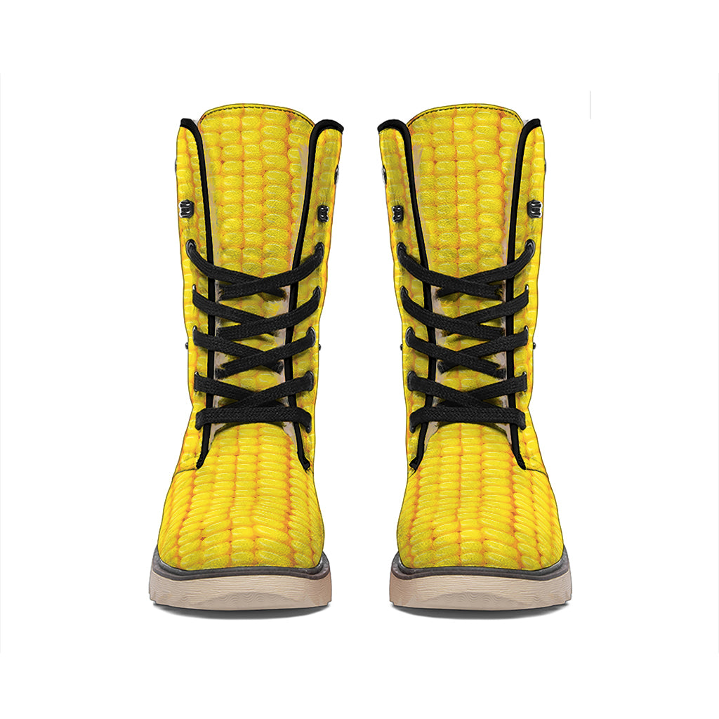Corn Print Winter Boots