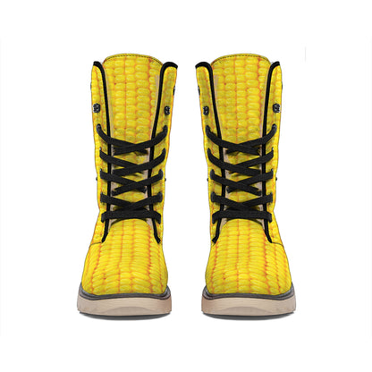 Corn Print Winter Boots