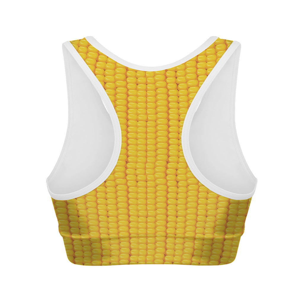 Corn Print Women's Sports Bra