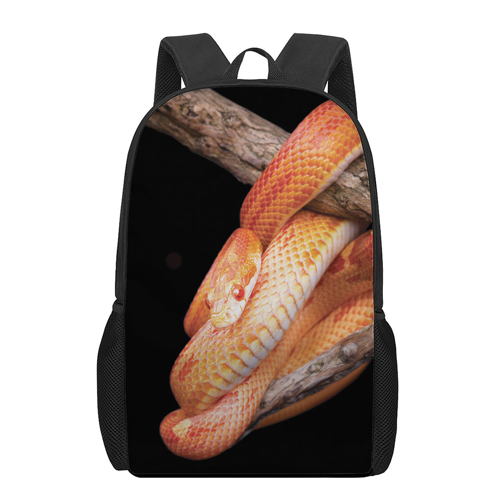 Corn Snake Print 17 Inch Backpack