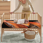 Corn Snake Print Baby Crib Sheet