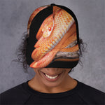 Corn Snake Print Baseball Cap