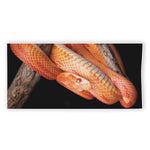 Corn Snake Print Beach Towel