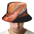 Corn Snake Print Bucket Hat