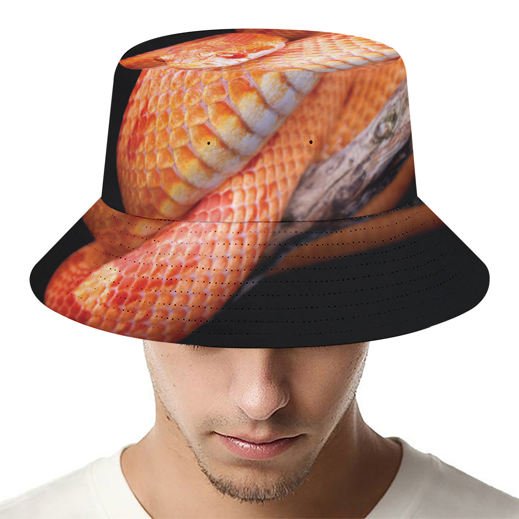 Corn Snake Print Bucket Hat