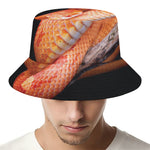 Corn Snake Print Bucket Hat
