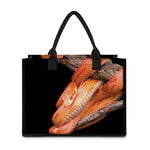 Corn Snake Print Canvas Tote Bag