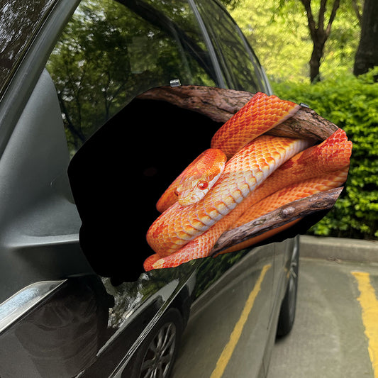 Corn Snake Print Car Side Mirror Covers