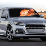 Corn Snake Print Car Windshield Sun Shade