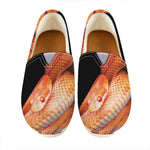 Corn Snake Print Casual Shoes