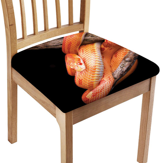 Corn Snake Print Chair Cushion Cover