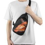 Corn Snake Print Chest Bag