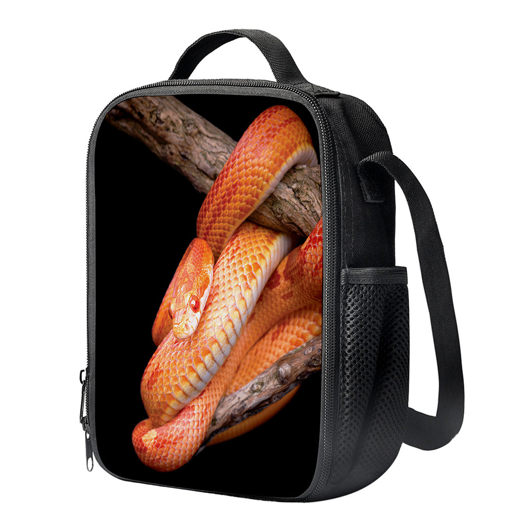 Corn Snake Print Crossbody Lunch Bag