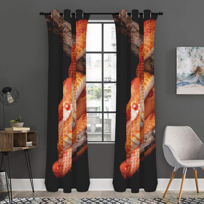 Corn Snake Print Curtain