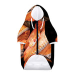 Corn Snake Print Dog Zip Up Hoodie
