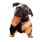 Corn Snake Print Dog Zip Up Jacket