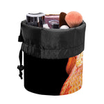 Corn Snake Print Drawstring Makeup Bag