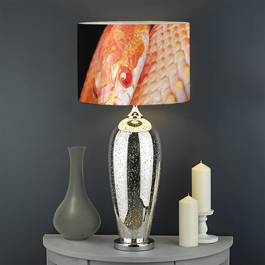 Corn Snake Print Drum Lamp Shade