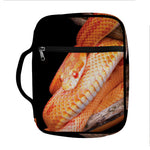 Corn Snake Print Front Pocket Bible Bag