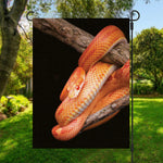 Corn Snake Print Garden Flag