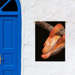 Corn Snake Print Garden Flag