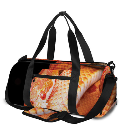 Corn Snake Print Gym Bag