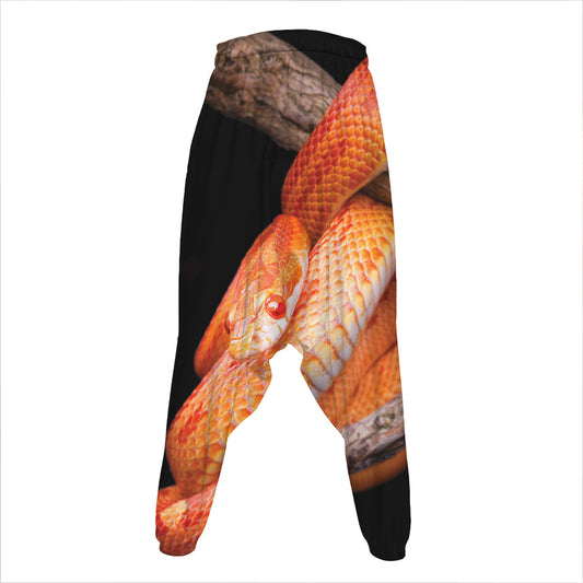 Corn Snake Print Hammer Pants
