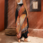 Corn Snake Print Harem Pants