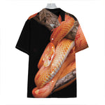 Corn Snake Print Hawaiian Shirt