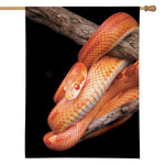 Corn Snake Print House Flag