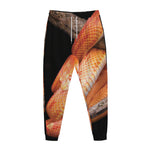 Corn Snake Print Jogger Pants