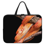 Corn Snake Print Laptop Sleeve With Handle