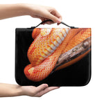 Corn Snake Print Leather Bible Cover
