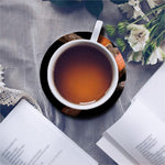 Corn Snake Print Leather Coaster Set