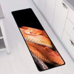Corn Snake Print Long Kitchen Mat