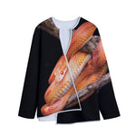Corn Snake Print Long Sleeve Short Coat