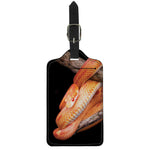 Corn Snake Print Luggage Tag
