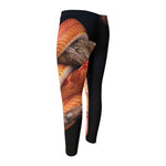 Corn Snake Print Men's Compression Pants