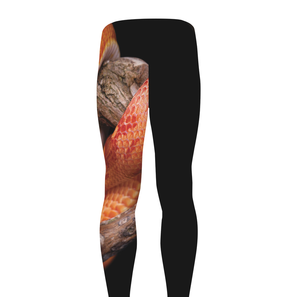 Corn Snake Print Men's leggings