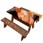 Corn Snake Print Picnic Table Cover