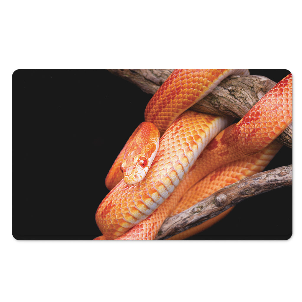 Corn Snake Print Polyester Doormat