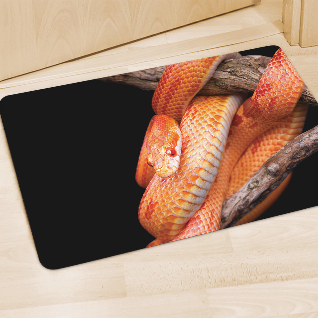 Corn Snake Print Polyester Doormat