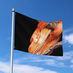 Corn Snake Print Polyester Flag