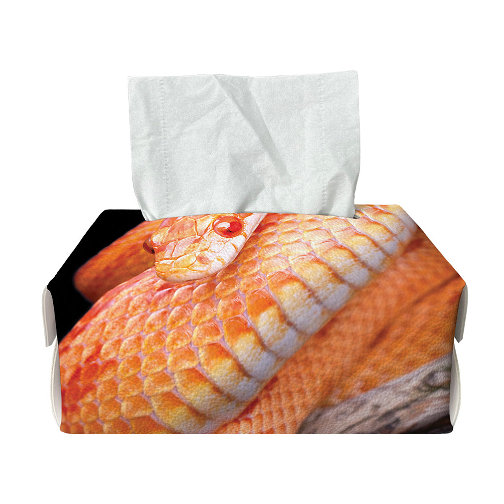 Corn Snake Print Rectangle Tissue Box Cover