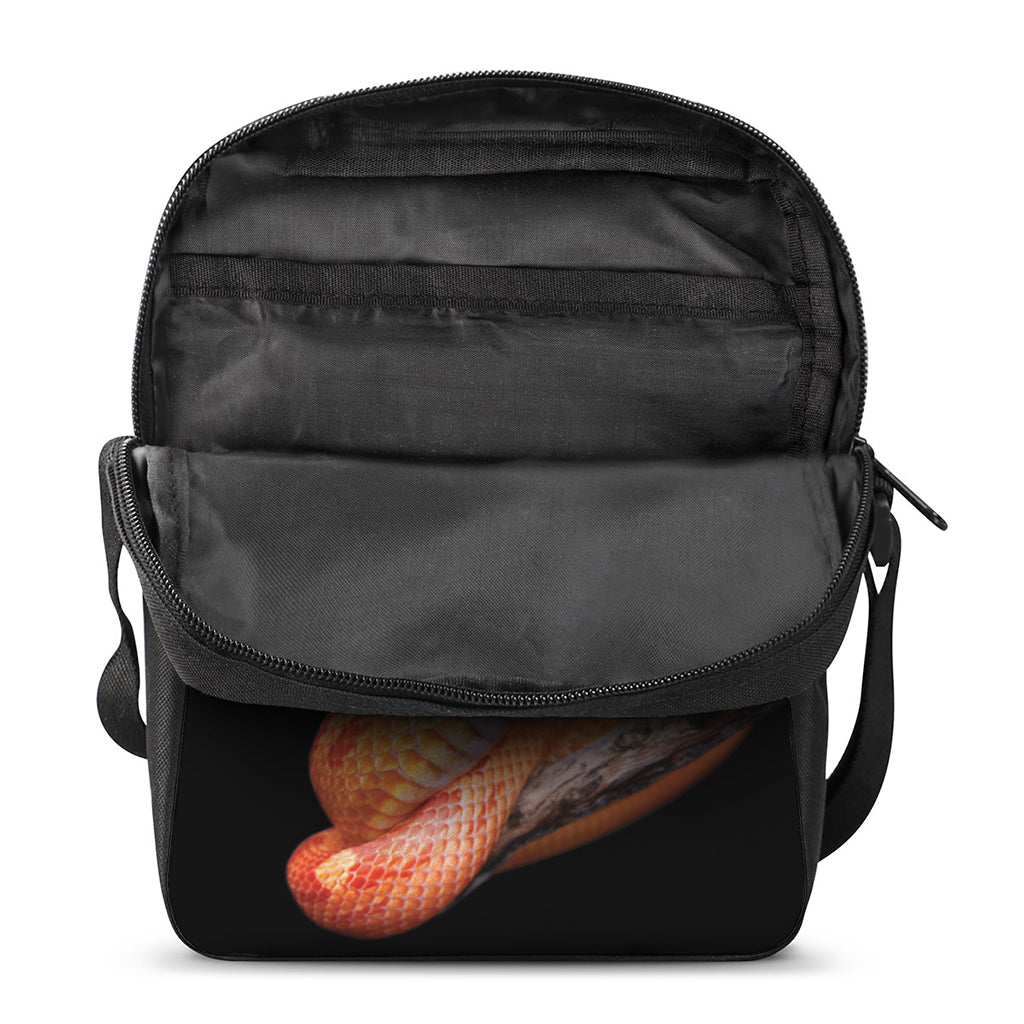 Corn Snake Print Rectangular Crossbody Bag
