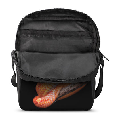 Corn Snake Print Rectangular Crossbody Bag