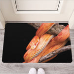 Corn Snake Print Rubber Doormat