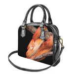 Corn Snake Print Shoulder Handbag